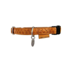 ZOLUX Zolux Mac Leather 25 mm adjustable collar - yellow