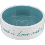 TRIXIE Trixie Ceramic bowl cream blue 0.8L