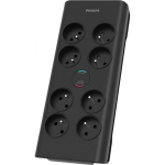 Philips SPN7080BA/ 60 surge protector Black 8 AC outlet(s) 2 m