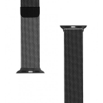 Tactical 42/ 44/ 45mm Black 351 Loop Magnetic Stainless Steel Band