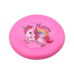LEAN Toys Pink Unicorn Flying Frisbee Disc 20cm