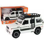 LEAN Toys Battery-powered off-road car white