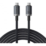 Baseus Crystal Shine Series USB-C to USB-C 100W 1,5m Black