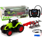 LEAN Toys Remote Controlled Tractor 1:16 Pilot Rubber Wheels