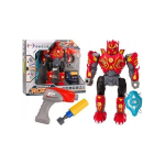 LEAN Toys Screwing Robot Weapon Drill Screwdriver Light Sound Red