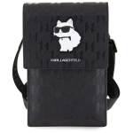 Karl Lagerfeld KLWBSAKHPCK Saffiano Monogram Choupette Black