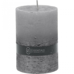 Home Styling Collection Candle grey 10x7x7cm