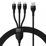 Baseus Flash Series, USB-C + micro USB + Lightning