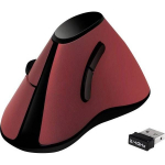 Logilink Ergonomic Vertical Mouse 2.4GHz Red
