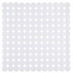 Berilo Bathmat Brick White 54x54cm