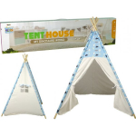LEAN Toys LeanToys Children&reg;s Tent House Tipi Indian Clouds Waterproof O
