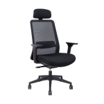 Evelekt Task chair SANTO black mesh fabric
