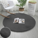 Strado Strado Rabbit Round Rug Strado 140x140 DeepGrey (Gray) universal