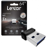 Lexar 64GB JumpDrive S47 USB 3.1 Black
