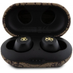 Guess True Wireless 4G PU Metal Logo Brown