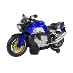 LEAN Toys Motorcycle Blue Battery Powered