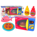 LEAN Toys LeanToys Microwave Microwave Accessories Pizza Chicken Batteries.