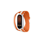 Xiaomi Dual-tone Leather Strap 140&ndash;180mm White/ Orange