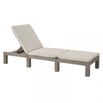 Keter Sun lounger Jaipur with cushion beige