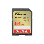 Sandisk Extreme 64 GB SDXC UHS-I Class 10 SDSDXV2-064G-GNCIN