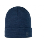 Buff gorro BUFF MERINO HEAVYWEIGHT BEANIE SOLID NIGHT BLUE