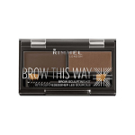 Rimmel London Brow This Way kujunduskomplekt, tumepruun, 2,4g