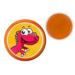 LEAN Toys Flying Disc Frisbee with Dinosaur Orange 20 Cm