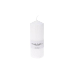 Home Styling Collection Pillar candle white 20x7x7cm