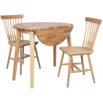 Evelekt BIRKA with 2 chairs Oak