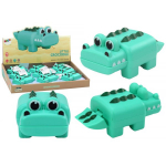 LEAN Toys Wind-up Crocodile Bath Toy, Green