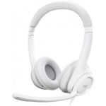 Logitech H390 USB Computer Headset White
