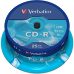 Verbatim CD-R 700MB x52 Extra Protection Cake Box 25