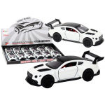 LEAN Toys Car Sports Car 1:32 Friction Drive Pearl White