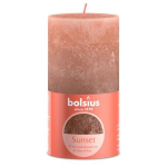 Bolsius Candle Rustik &Oslash;6.8x13cm Sunset