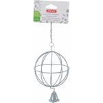 ZOLUX Zolux Metal hay ball for suspension 10 cm in diameter color gray