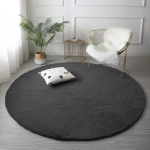 Strado Strado Rabbit Round Rug 160x160 DeepGrey (Gray) universal
