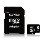 Silicon Power SP008GBSTH010V10-SP 8GB MicroSDHC Class10 wSDadapt
