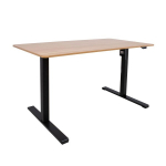 Evelekt Desk ERGO OPTIMAL with 1 motor 120x60cm, oak/ black