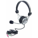 MANHATTAN Stereo Headset Black/ Silver