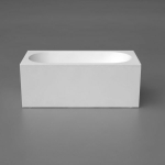 Vispool Panel Libero 1700 mm White