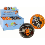 LEAN Toys Soft ball Small black and orange for Baby 7 cm in diameter.