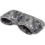Sensillo Sensillo minky stroller muff Sensillo Olaf graphite dots