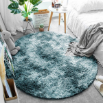 Strado Strado Ombre Strado 100x100 OmbreNavy Round Carpet (Dark Blue