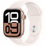 Apple Watch Series 10 42mm Rose Gold/ Light Blush Band - S/ M