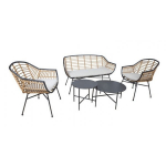 Evelekt LUNDE sofa, 2 chairs and 2 tables