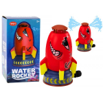 LEAN Toys Water Rocket Sprinkler Launcher Red Shark
