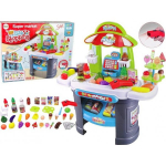 LEAN Toys Supermarket Set Grocery Scanner for Kids