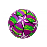 LEAN Toys Rubber Ball Bright Stars Purple 24 Cm