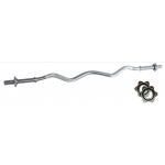 Toorx Curl barbell 120cm 25mm - star shaped safety collar