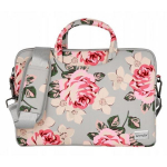 OEM Briefcase Laptop 15-16" Grey and Roses